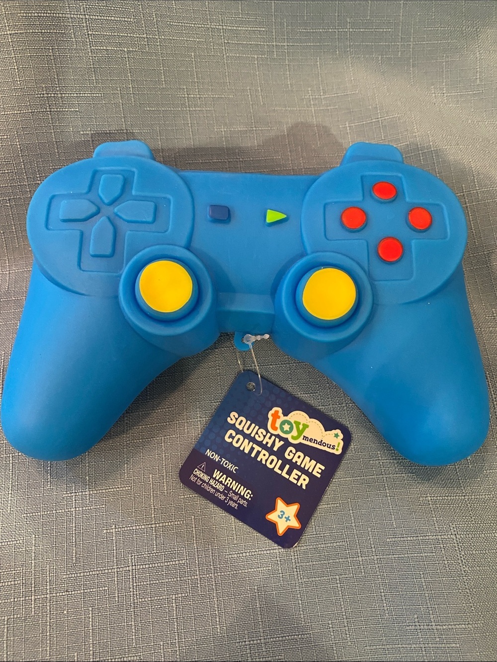 New-Toymendous! Blue Squishy Video Game Controller Stress Toy